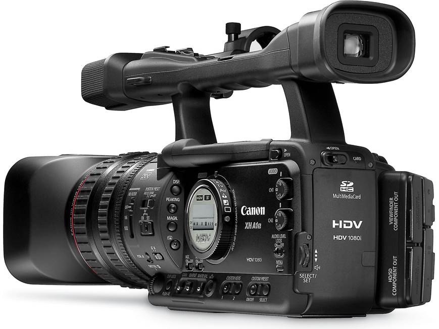 Canon XH A1S HDV/DV Camcorder High-definition videotape-based