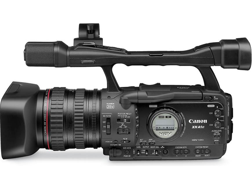 Canon XH A1S HDV/DV Camcorder High-definition videotape-based
