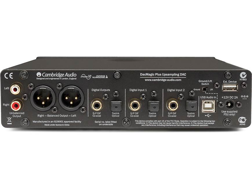 Cambridge Audio DacMagic Plus (Silver) Stereo DAC/headphone amp