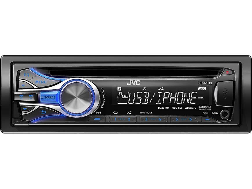 JVC KD-R530 CD receiver at Crutchfield