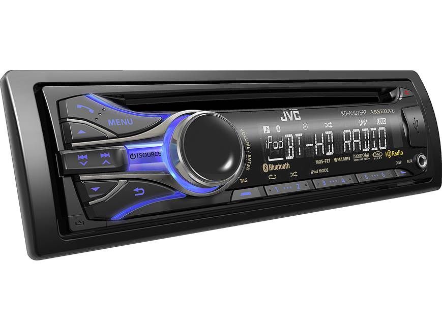 JVC Arsenal KD-AHD75BT CD receiver at Crutchfield