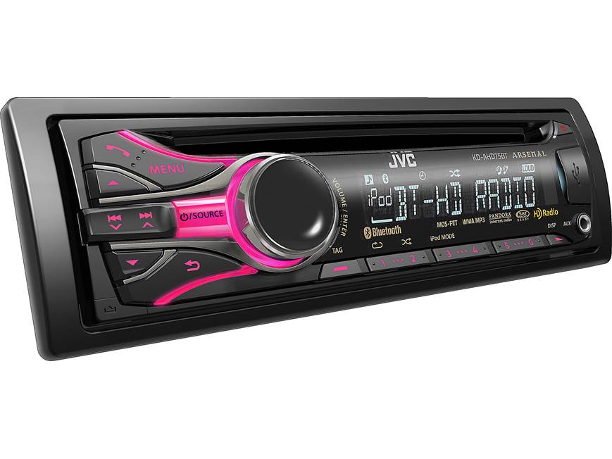 JVC Arsenal KD-AHD75BT CD receiver at Crutchfield