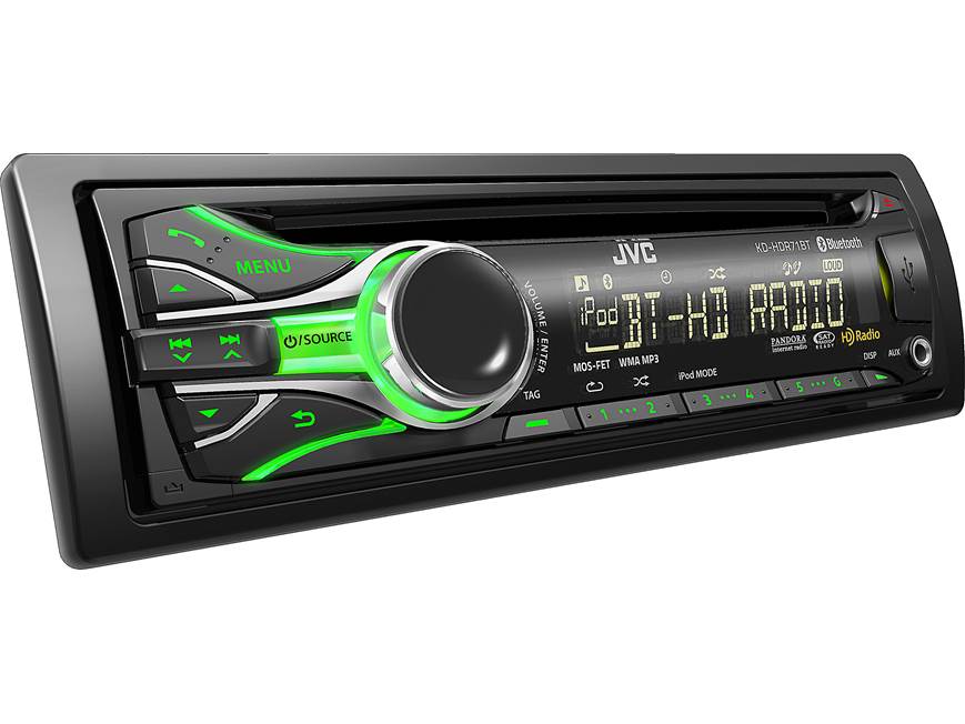 JVC KD-HDR71BT CD receiver at Crutchfield