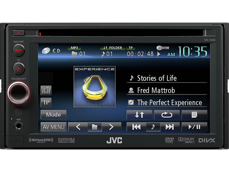JVC KW-AV60 DVD receiver at Crutchfield
