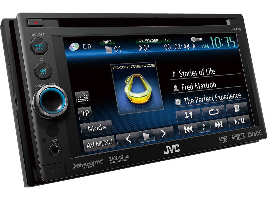 JVC KW-AV60 DVD receiver at Crutchfield