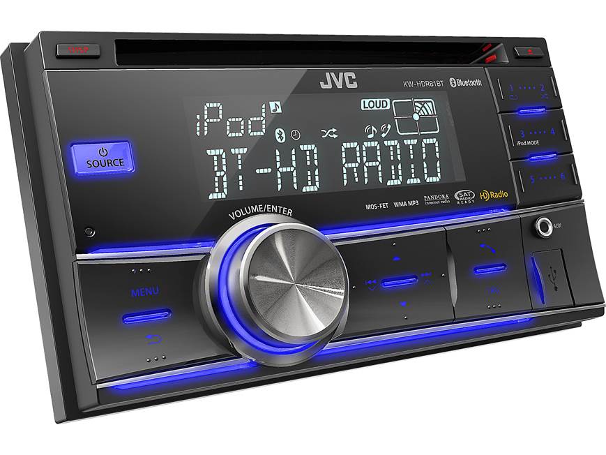 JVC KW-HDR81BT CD receiver at Crutchfield