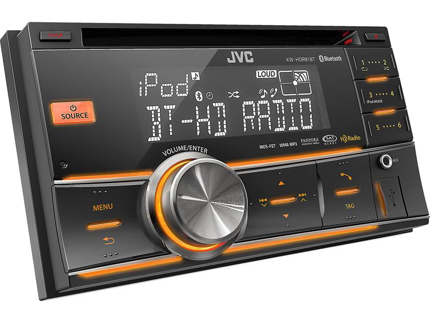 JVC KW-HDR81BT CD receiver at Crutchfield