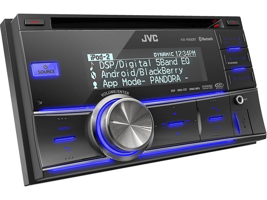 JVC KW-R900BT CD receiver at Crutchfield