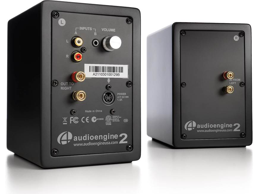 Audioengine A2 (Satin black) Powered desktop stereo speaker system