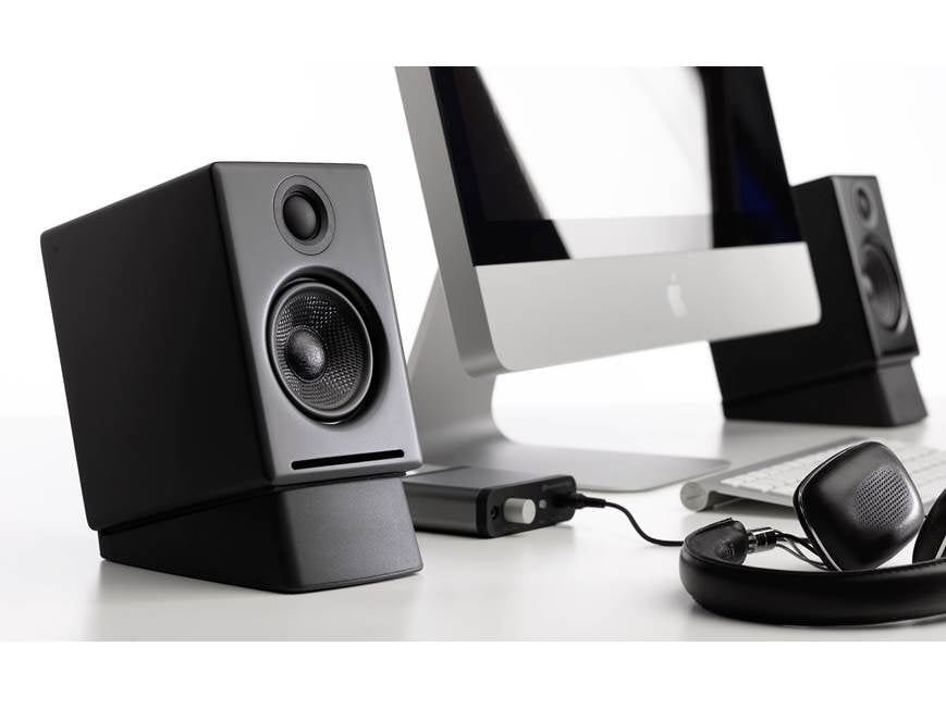 Audioengine A2 (Satin black) Powered desktop stereo speaker system