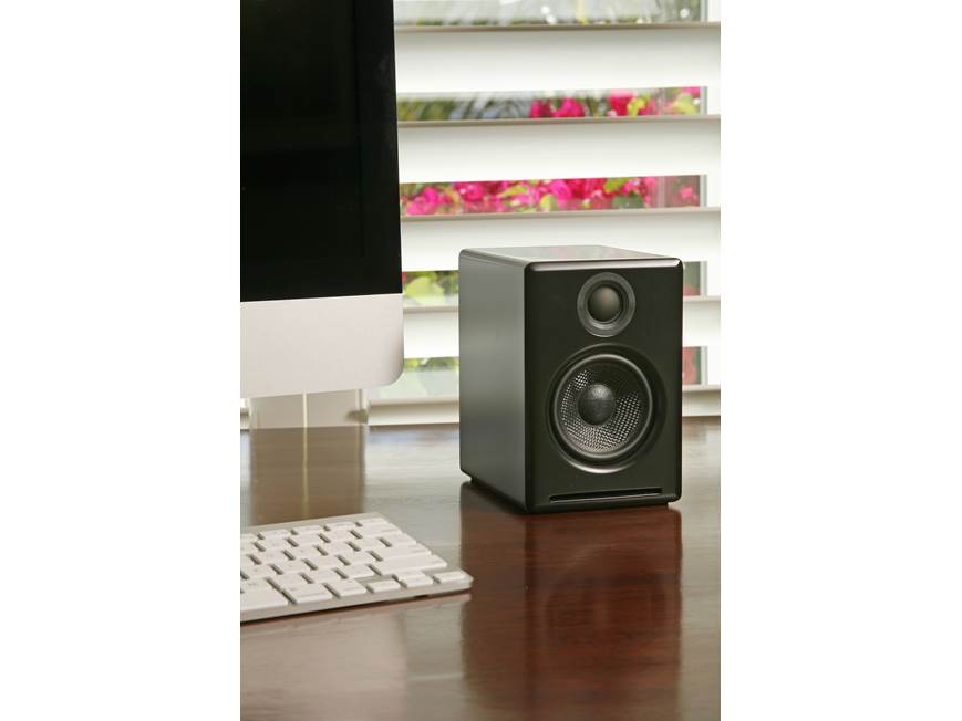Audioengine A2 (Satin black) Powered desktop stereo speaker system