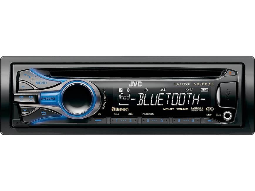 JVC Arsenal KD-A735BT CD receiver at Crutchfield