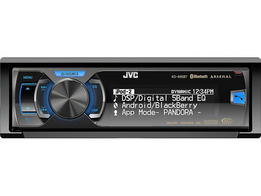JVC Arsenal KD-A95BT CD receiver at Crutchfield