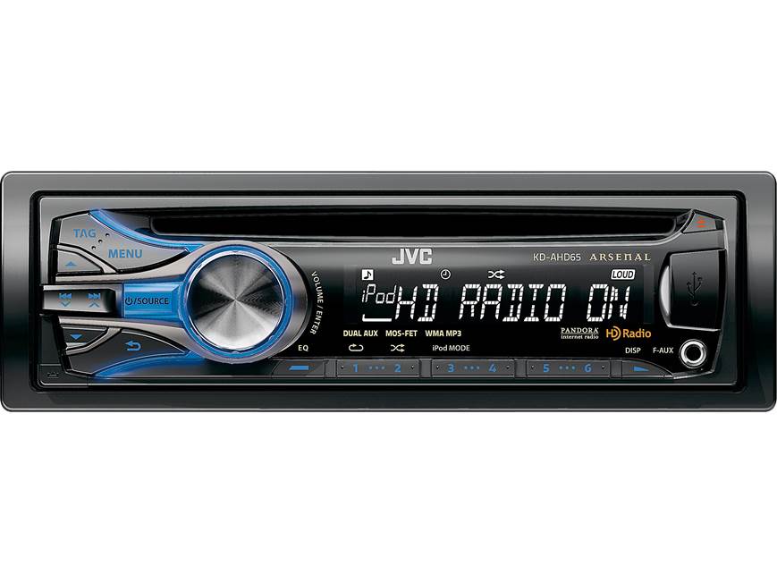 JVC Arsenal KD-AHD65 CD receiver at Crutchfield