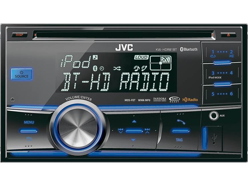 JVC KW-HDR81BT CD receiver at Crutchfield