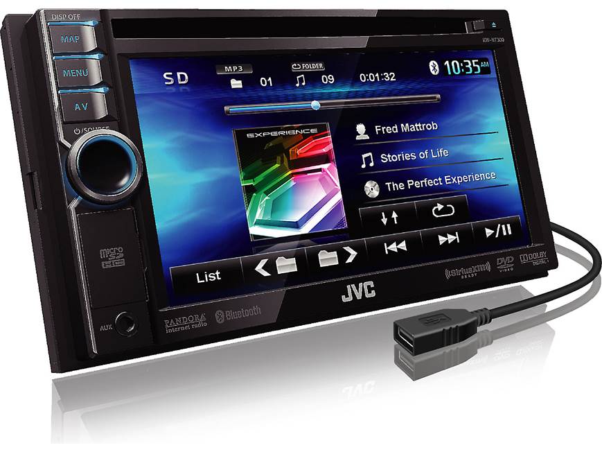 JVC KW-NT300 Navigation receiver at Crutchfield