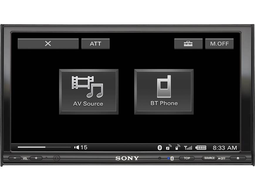Sony XAV-72BT DVD receiver at Crutchfield