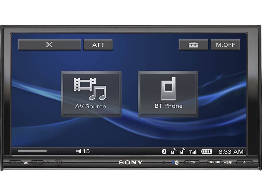 Sony XAV-72BT DVD receiver at Crutchfield