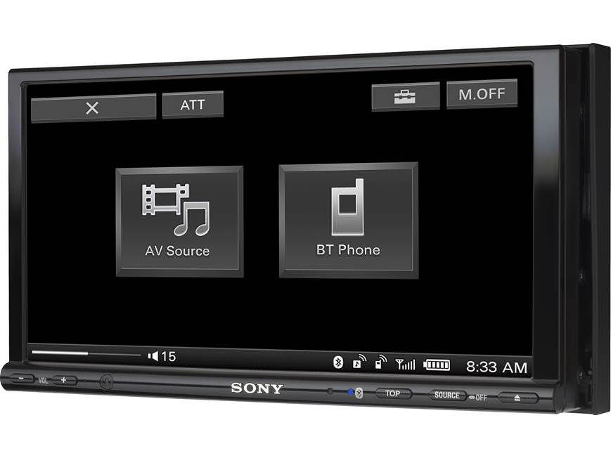 Sony XAV-72BT DVD receiver at Crutchfield