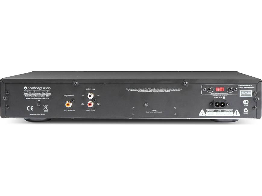 Canbridge Aodio Topaz CD10 CDプレーヤー Cambridge Audio Topaz CD10 Single-disc CD player at Crutchfield