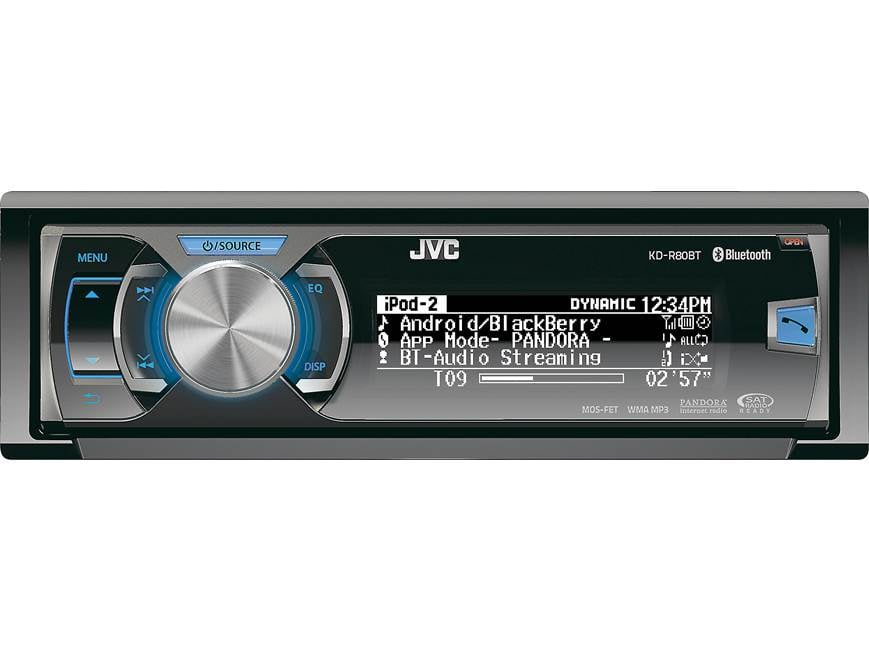 JVC KD-R80BT CD receiver at Crutchfield