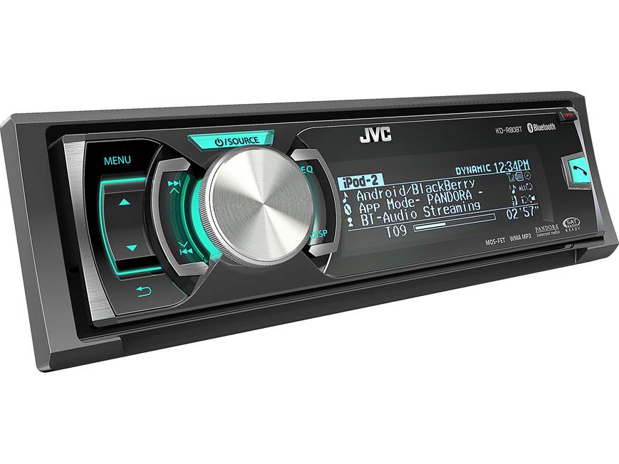JVC KD-R80BT CD receiver at Crutchfield