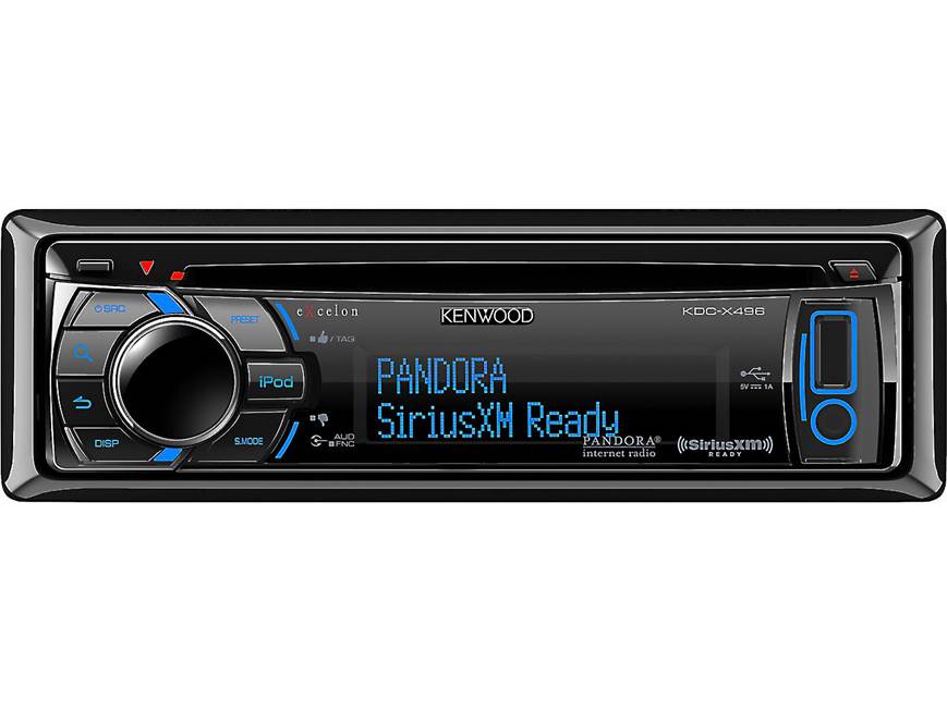 Kenwood Excelon KDC-X496 CD receiver (New Stock) at Crutchfield