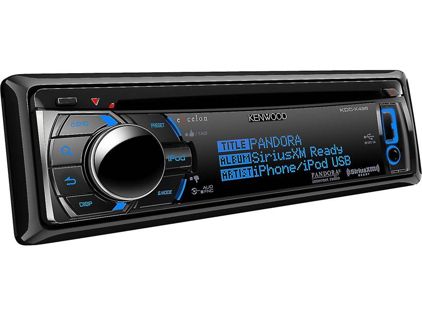 Kenwood Excelon KDC-X496 CD receiver (New Stock) at Crutchfield