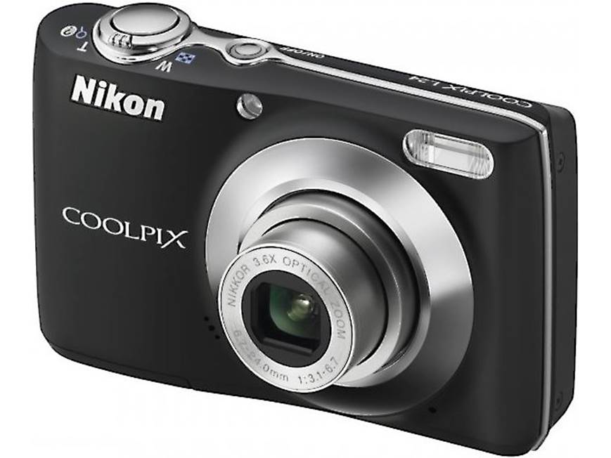 Nikon Coolpix L24 (Black) 14-megapixel digital camera with 3.6X