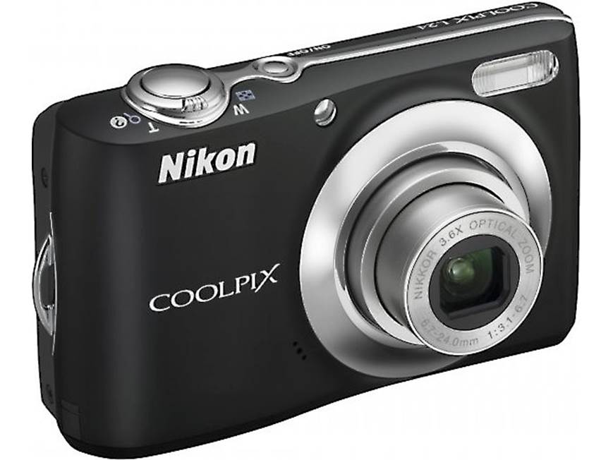 Nikon Coolpix L24 (Black) 14-megapixel digital camera with 3.6X
