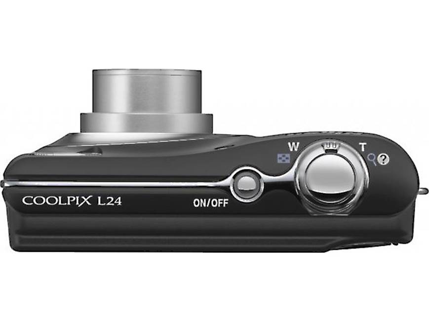 Nikon Coolpix L24 (Black) 14-megapixel digital camera with 3.6X
