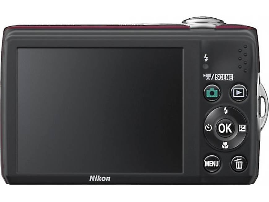 Nikon Coolpix L24 (Red) 14-megapixel digital camera with 3.6X