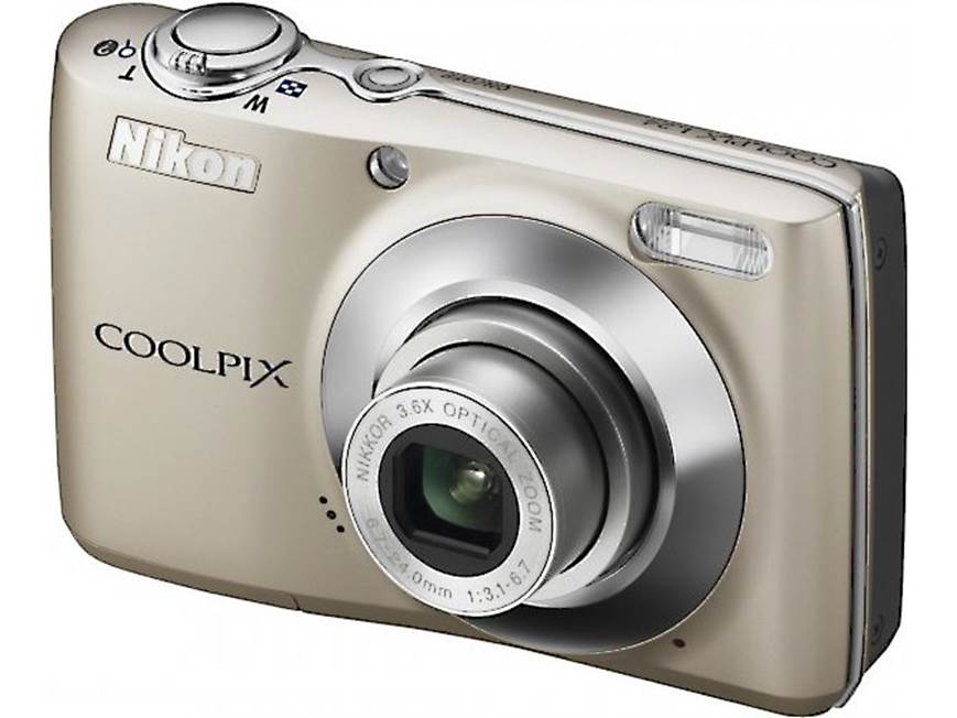 Nikon Coolpix L24 (Silver) 14-megapixel digital camera with 3.6X