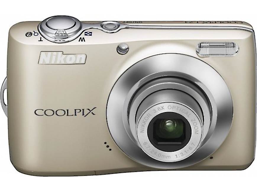 Nikon Coolpix L24 (Silver) 14-megapixel digital camera with 3.6X