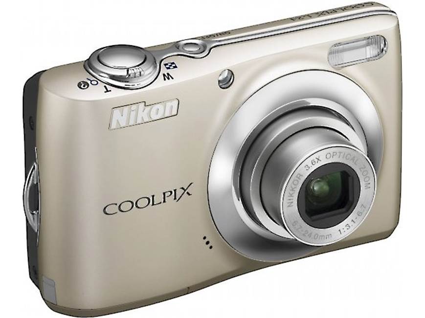 Nikon Coolpix L24 (Silver) 14-megapixel digital camera with 3.6X