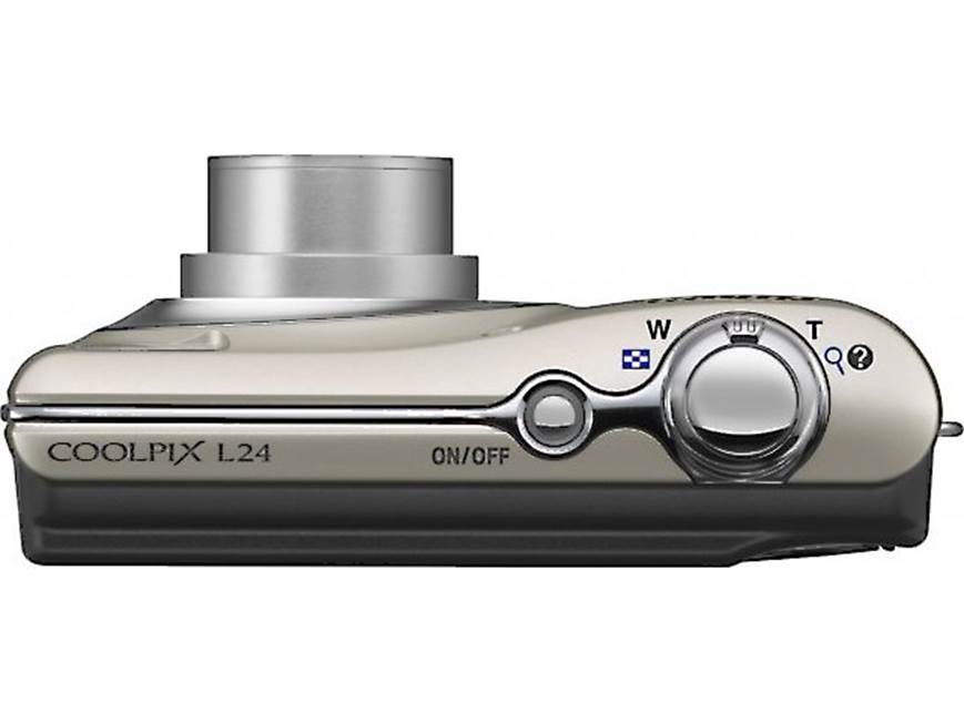 Nikon Coolpix L24 (Silver) 14-megapixel digital camera with 3.6X