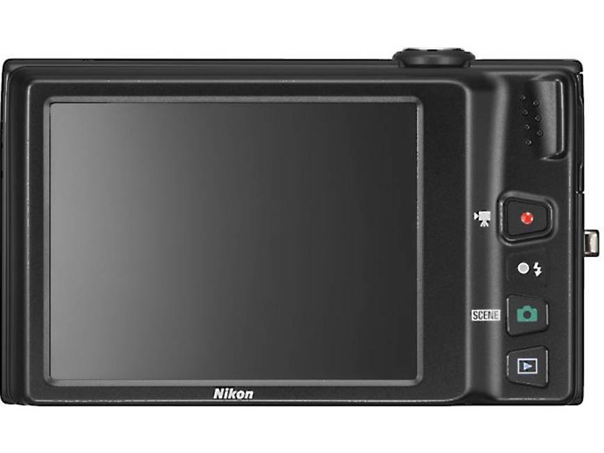 Nikon Coolpix S6100 (Black) 16-megapixel digital camera with 7X