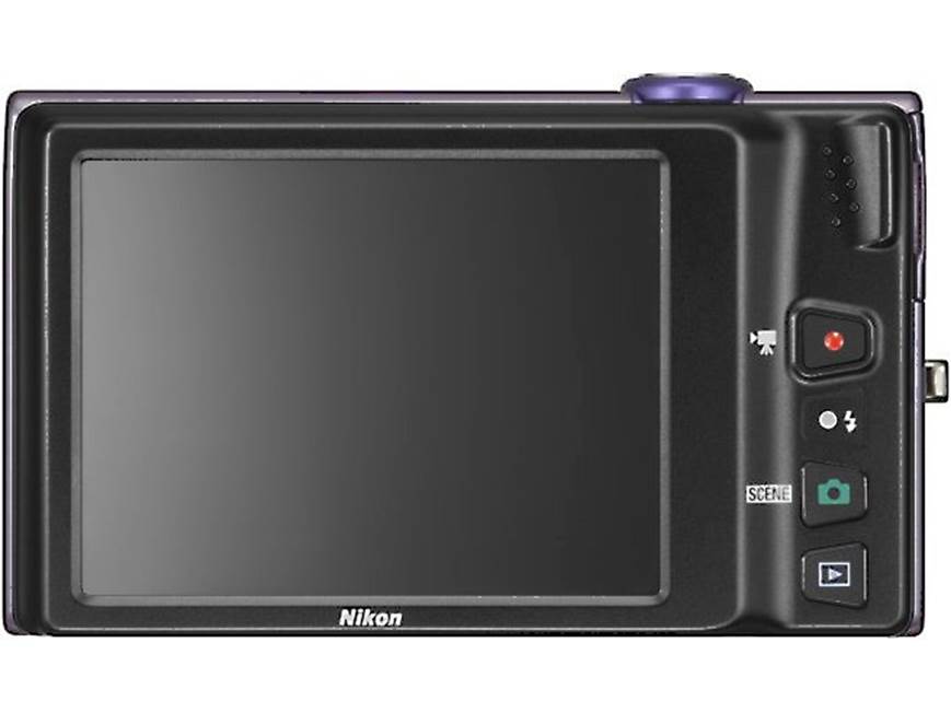 Nikon Coolpix S6100 (Violet) 16-megapixel digital camera with 7X