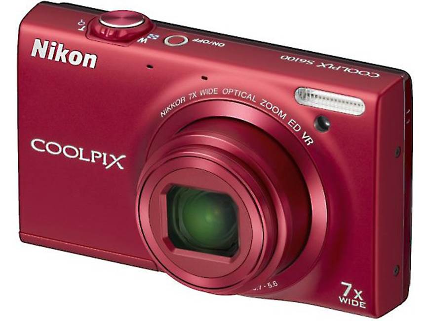 Nikon Coolpix S6100 (Black) 16-megapixel digital camera with 7X