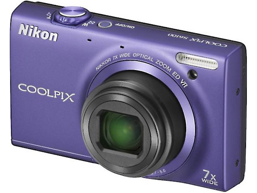 Nikon Coolpix S6100 (Black) 16-megapixel digital camera with 7X
