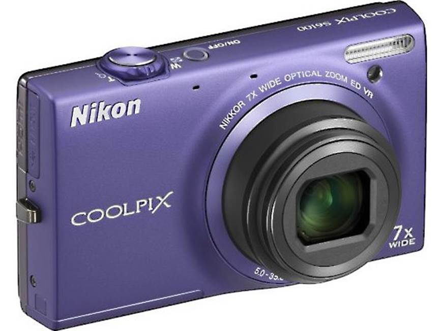 Nikon Coolpix S6100 (Violet) 16-megapixel digital camera with 7X