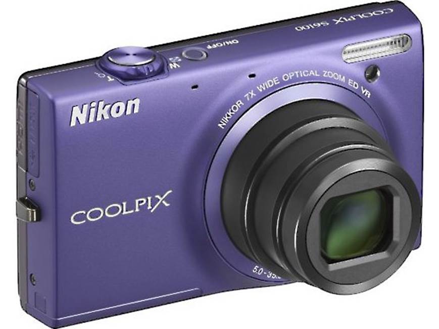Nikon Coolpix S6100 (Violet) 16-megapixel digital camera with 7X