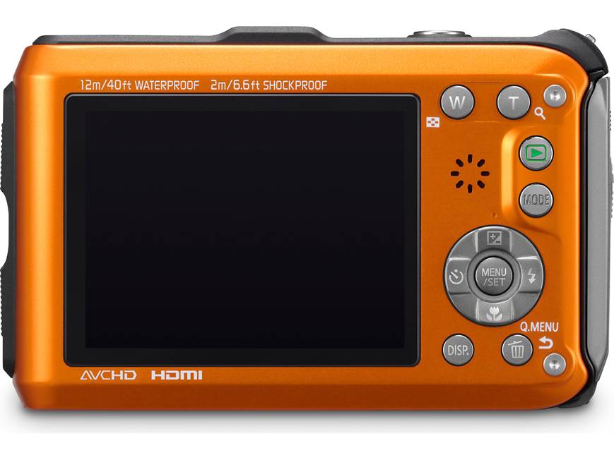 Panasonic Lumix DMC-TS3 (Orange) Tough-style 12.1-megapixel