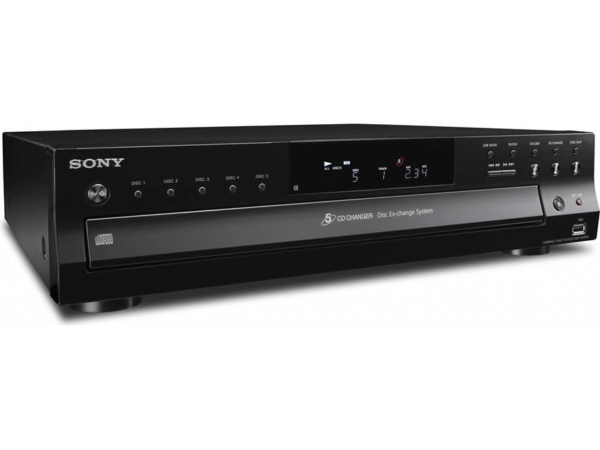 Sony CDP-CE500 5-disc CD changer at Crutchfield
