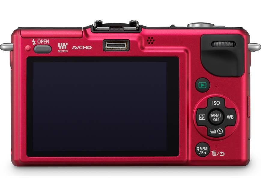 Panasonic Lumix DMC-GF2K Kit (Red) 12.1-megapixel digital camera