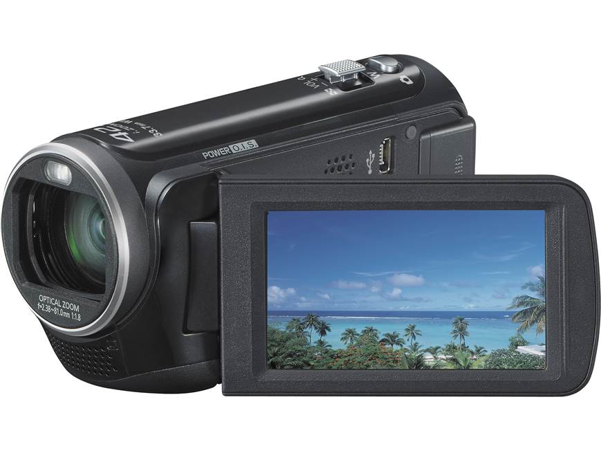 Panasonic HDC-TM80 (Black) HD camcorder with 16GB flash memory