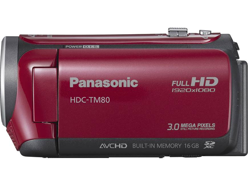 Panasonic HDC-TM80 (Black) HD camcorder with 16GB flash memory