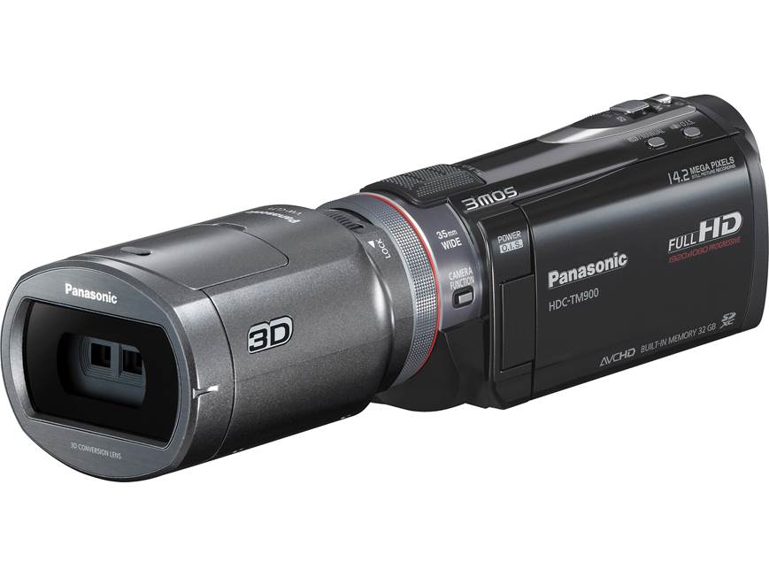 Panasonic HDC-TM900 フルHDビデオカメラ Panasonic HDC-TM900 HD camcorder with 32GB flash memory, 3D-ready