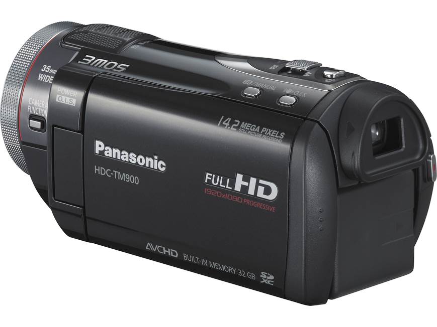 Panasonic HDC-TM900 フルHDビデオカメラ Panasonic HDC-TM900 HD camcorder with 32GB flash memory, 3D-ready