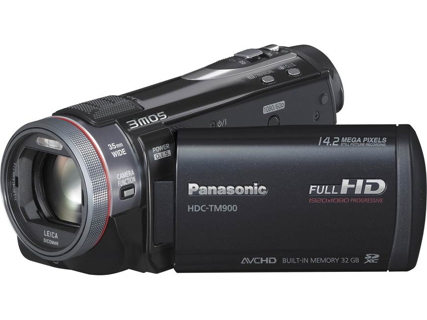 Panasonic HDC-TM900 HD camcorder with 32GB flash memory, 3D-ready